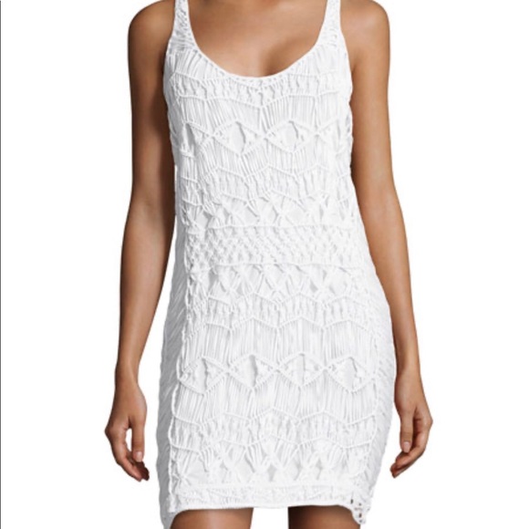 Diane Von Furstenberg Dresses & Skirts - NWT DVF white crochet racerback dress. Size small